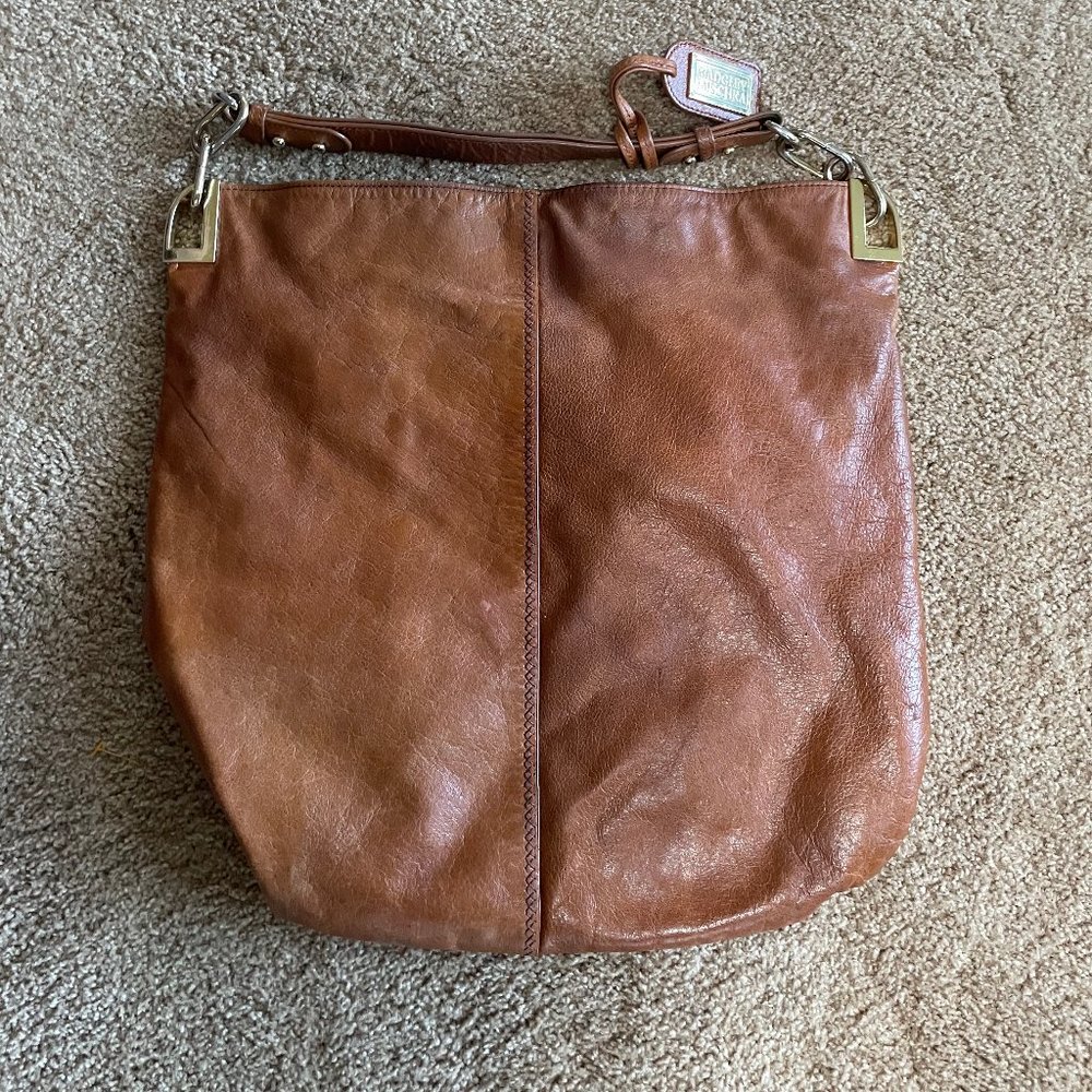 Badgley Mischka Gaia brown hobo bag